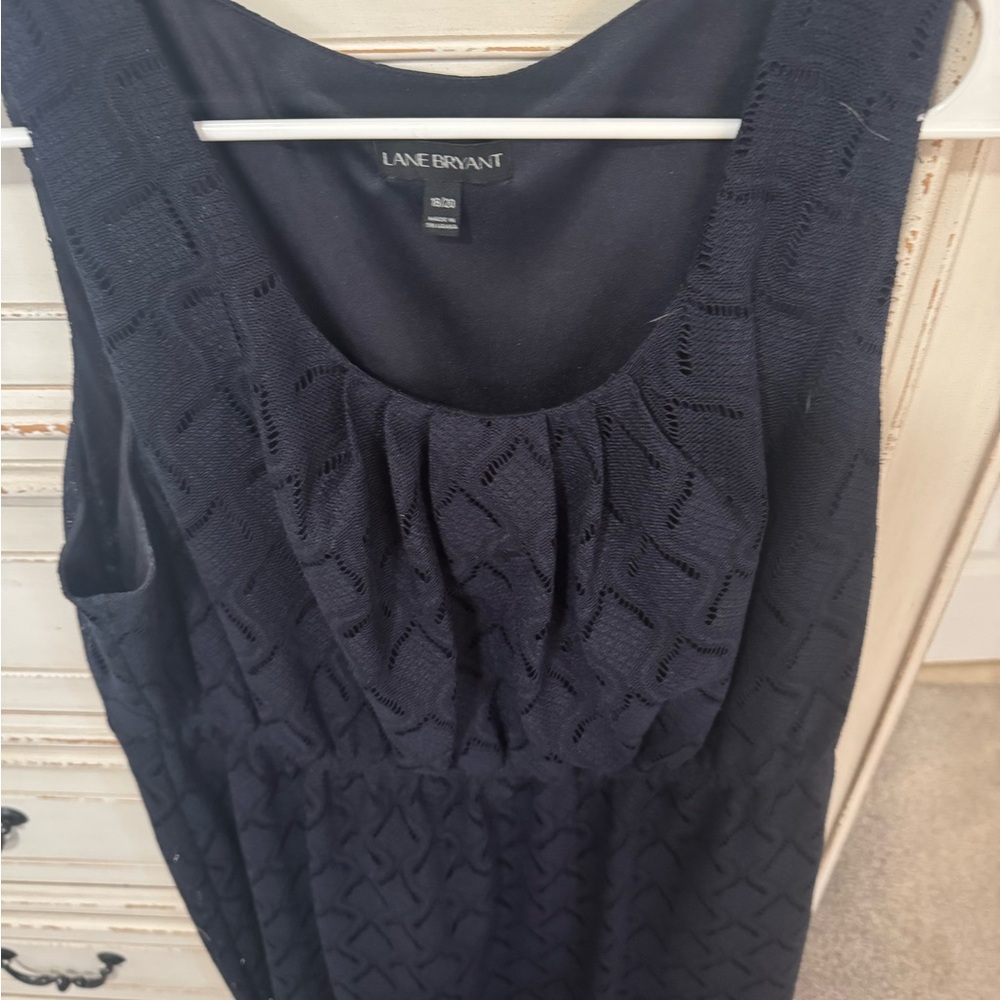 Lane Bryant Black Sleeveless Dress